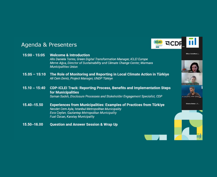 CDP-ICLEI Track Raporlama Platformu Bilgilendirme Webinarı Gerçekleşti}