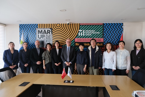 Şangay Heyetinden Marmara Belediyeler Birliğine Ziyaret