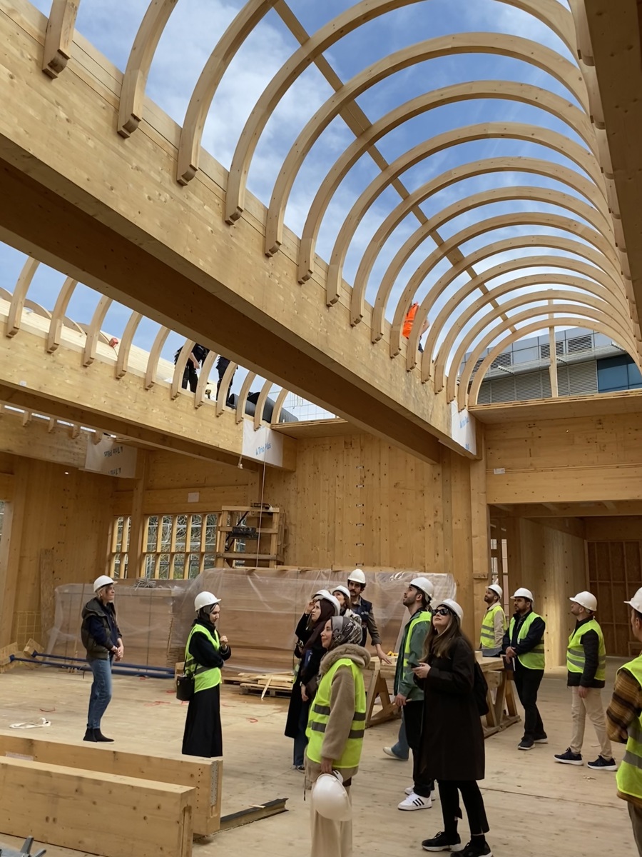 MBB Şehir Planlama Platformu Kapsamında Sürdürülebilir Ahşap Yapım Sistemleri Üzerine Teknik Gezi Düzenlendi}