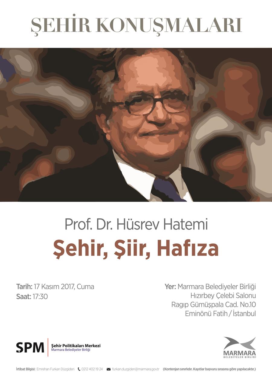 Şehir Konuşmaları Hüsrev Hatemi ile Devam Ediyor}