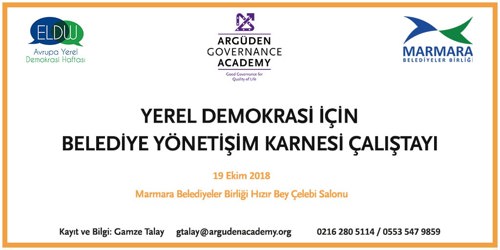 Yerel Demokrasi İçin Belediye Yönetişim Karnesi Çalıştayı