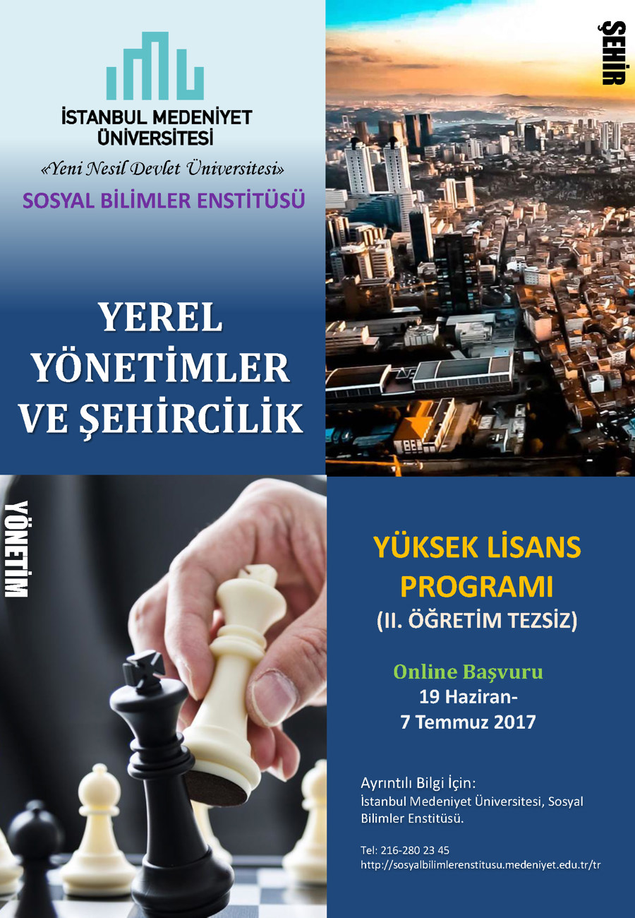 İmü Yerel Yönetimler ve Şehircilik Programı Kayıtları Başladı}
