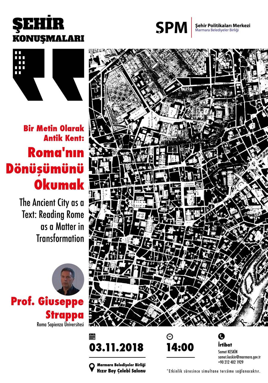 Şehir Konuşmaları'nda Giuseppe Strappa ile Roma'nın Dönüşümü Konuşulacak}