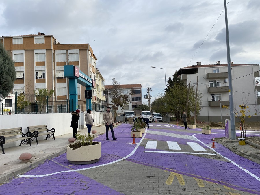 Sokak Dönüştürme Provasıyla Malkara’daki Çocuklar ve Yayalara Güvenli Bir Okul Sokağı}